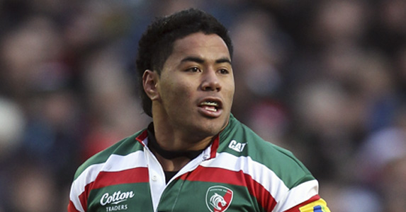 manu tuilagi leicester and england saxons Teenage Leicester Tigers centre 